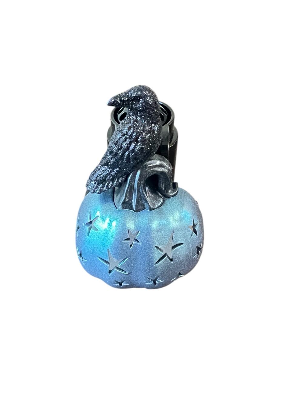 NWT B&BW Halloween Wallflower Plug Raven & Teal Pumpkin-Lights Up!!